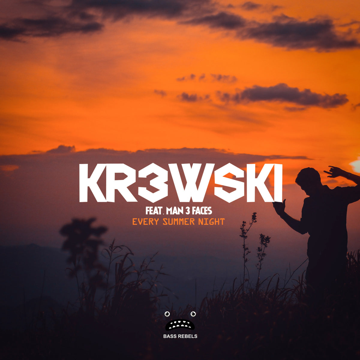 Kr3wski feat. Man 3 Faces - Every Summer Night cover artwork