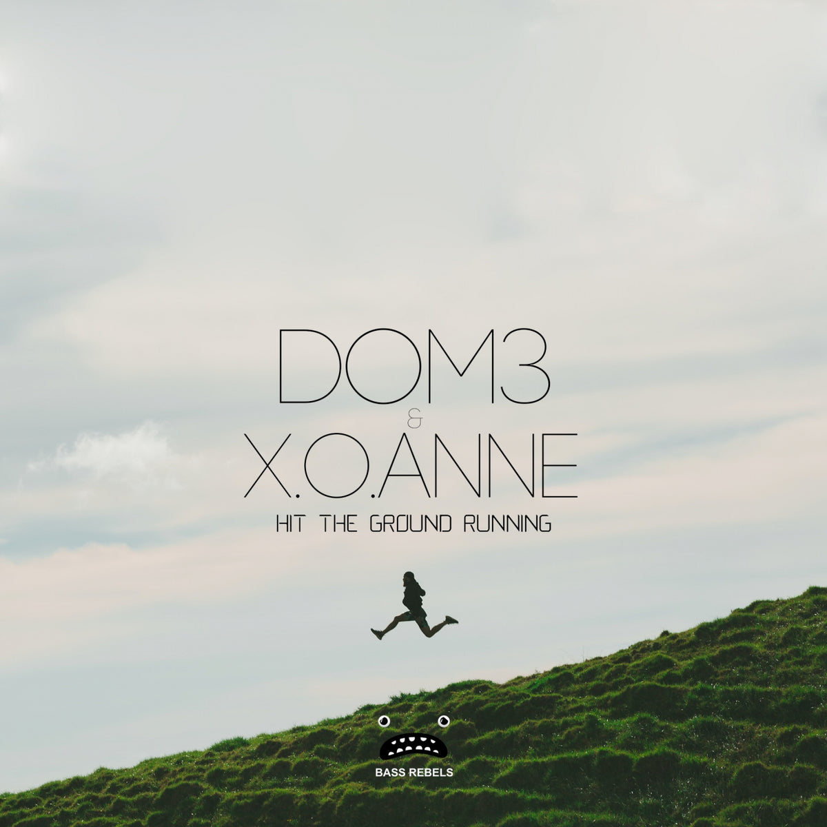 DOM3, x.o.anne - Hit The Ground Running (Instrumental Mix) cover artwork