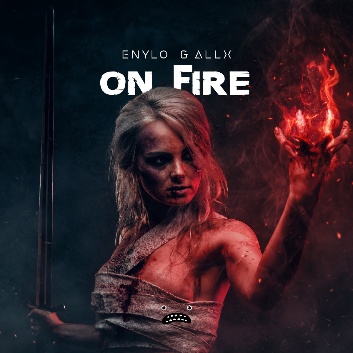 Enylo, Allx - On Fire cover artwork